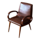 Modernist armchair with oval armrests, 1950s-1960s