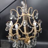 Lyre Garland Empire Tassels Wall Light 4 Lights Gilded Bronze