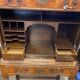 Lady bonheur du day secretary cabinet oak with marquetry and mother-of-pearl
