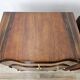 Art Decò bedside tables in walnut burl with brass knobs