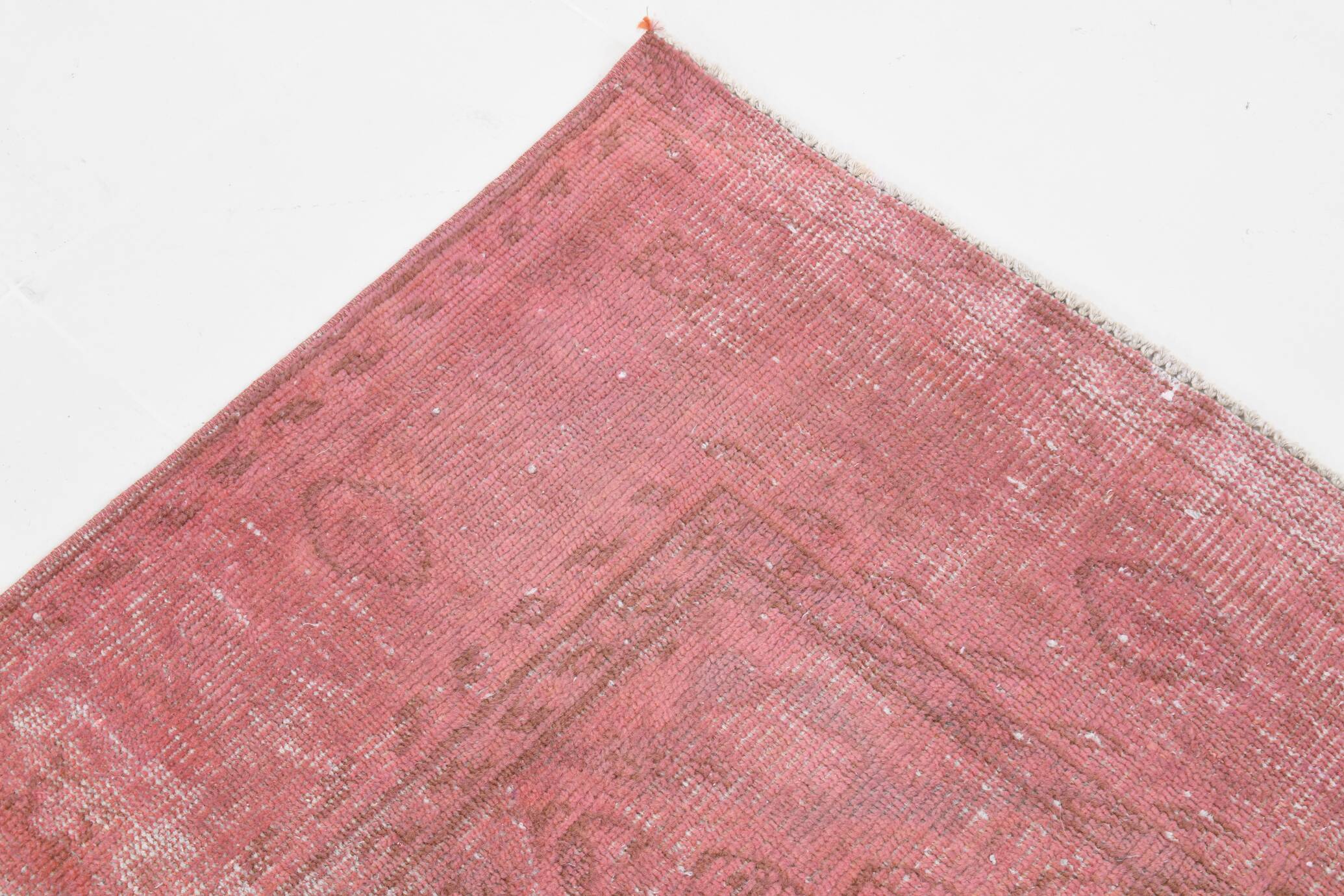 7x10 Blush Pink Vintage Rug, 216x304Cm