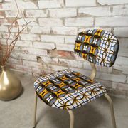 Vintage ethnic strafor tubular chair revisited with wax