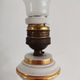 Foot of vintage lamp in Brussels porcelain