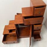 Staircase cabinet 1 door 7 drawers