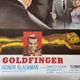 Movie poster "Goldfinger" Sean Connery, James Bond 120x160cm 1970