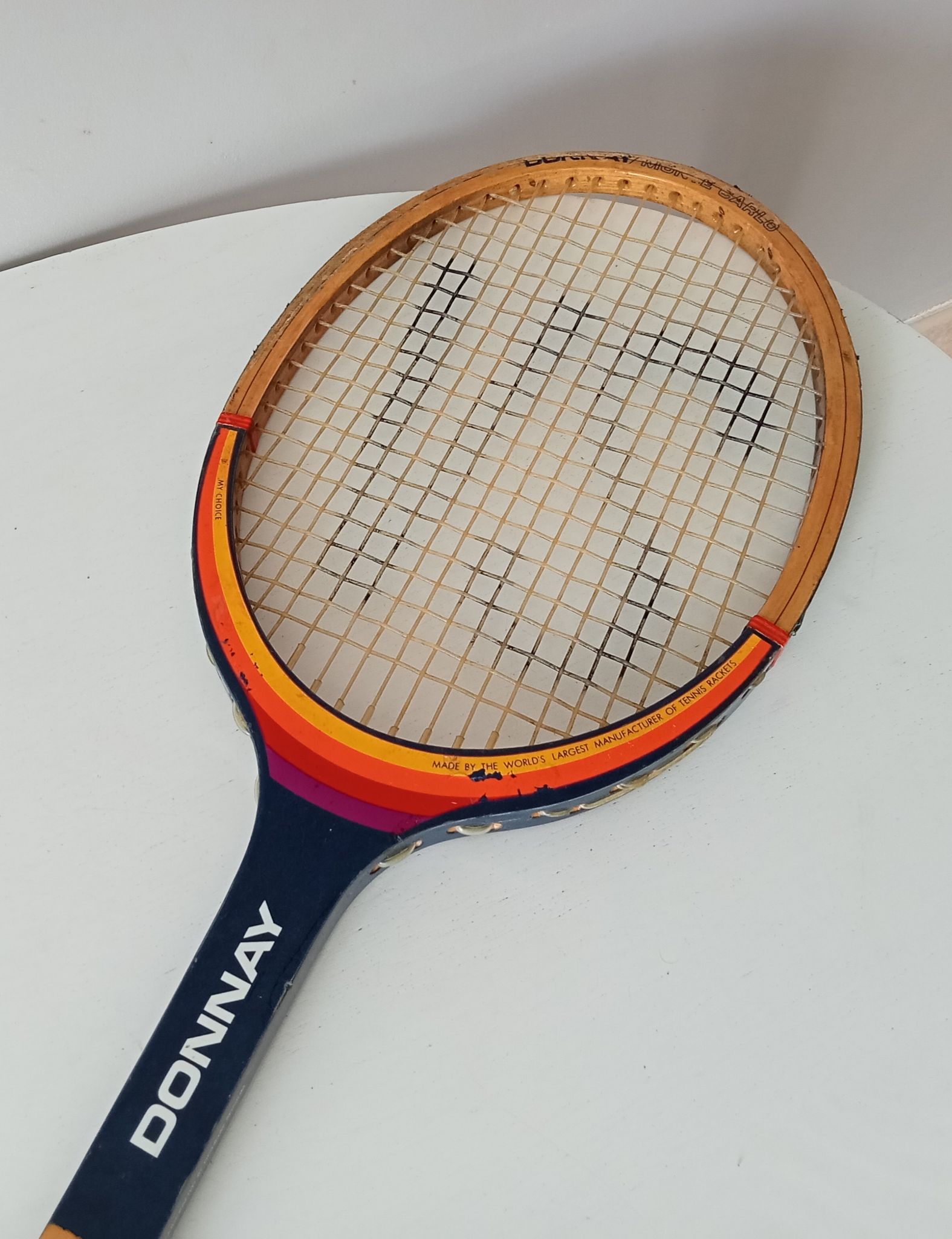 Vintage tennis racket Donnay Monte Carlo 70s