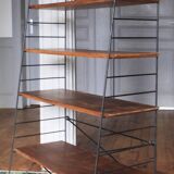 Etagère en bois et métal