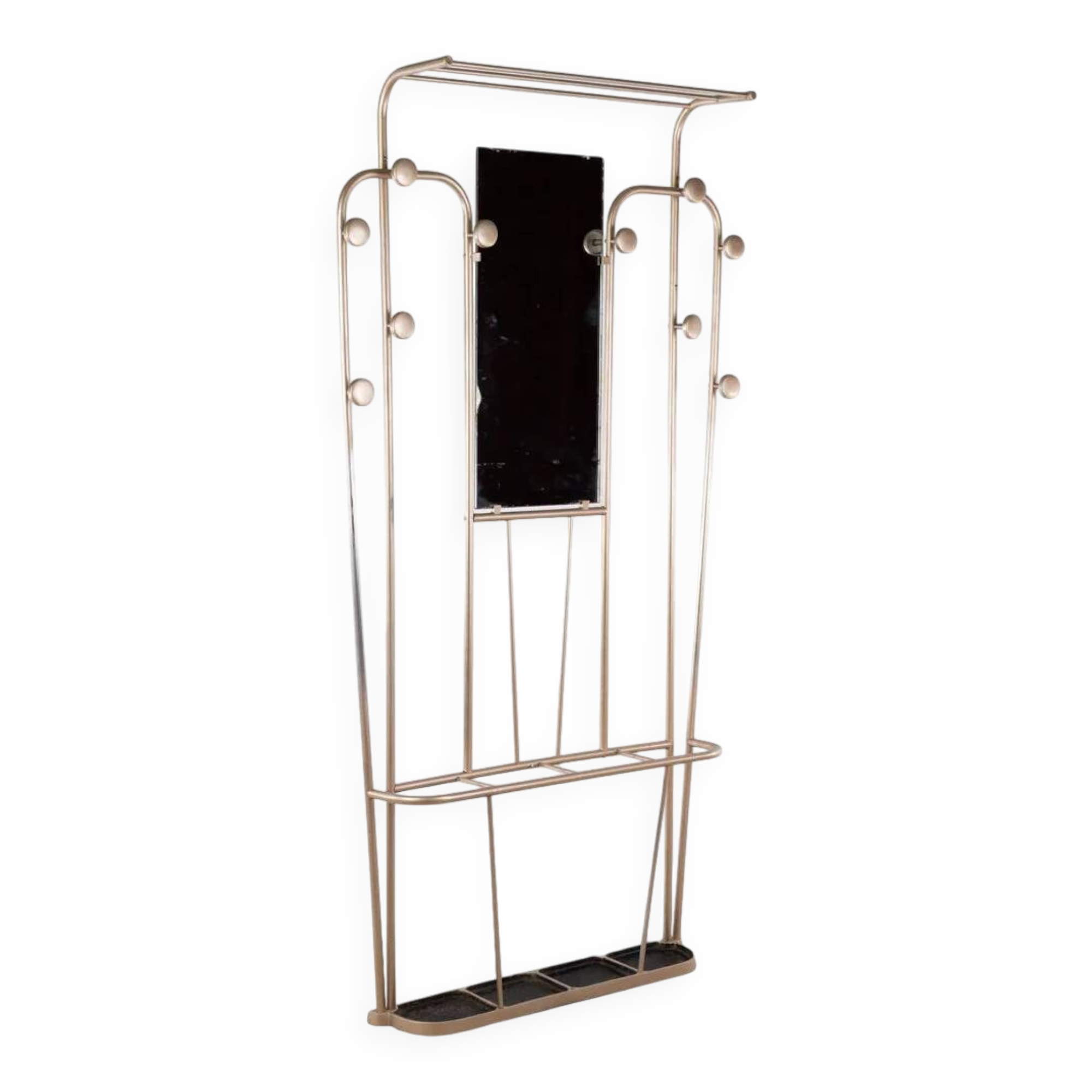 1930s Art Deco Wall Coat Rack