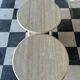 Italian travertine coffee table