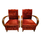 Paire de fauteuils Art Déco années 30