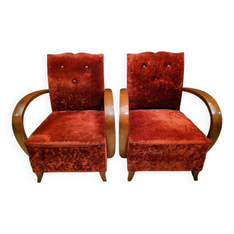 Pair of Art Deco armchairs from the 1930s