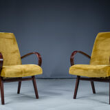 Armchairs by Jaroslav Smidek for Ton, 1960s, Set of 2