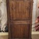 Chest of drawers / chiffonnier in solid walnut, Napoleonic III period – 19th century