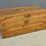 Marine trunk in camphor wood, India – Late 19th century