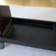 Vintage wooden and brass umbrella holder