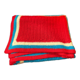 Wool patchwork plaid