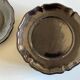 Set of 5 plates with godrons in glazed earth from Biot 1970