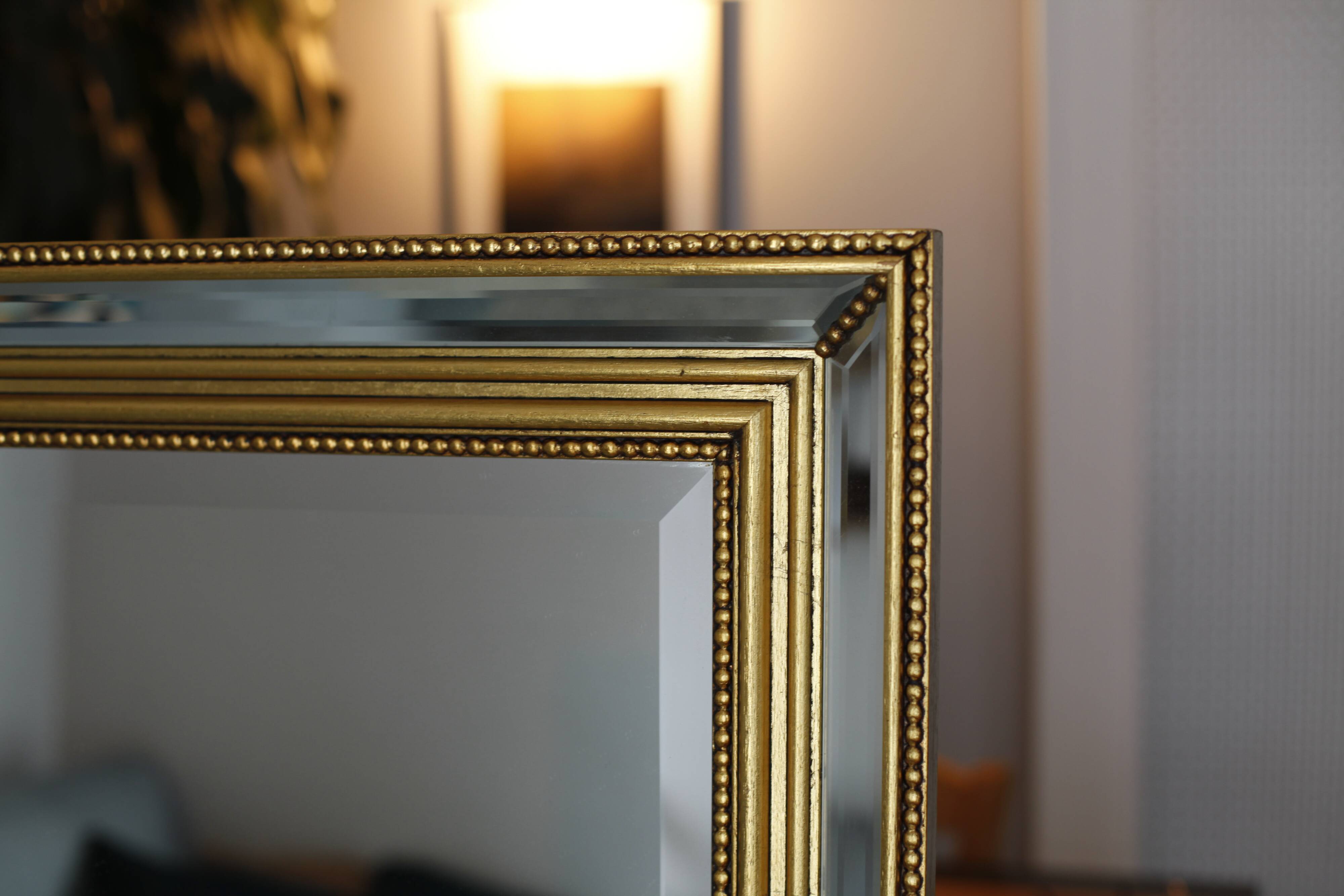 Mirror with parecloses beveled Venetian mirror  149x88cm