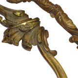 Paire de frontons anciens français en bronze doré