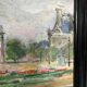 Mid-20th century painting "The Louvre Carousel"