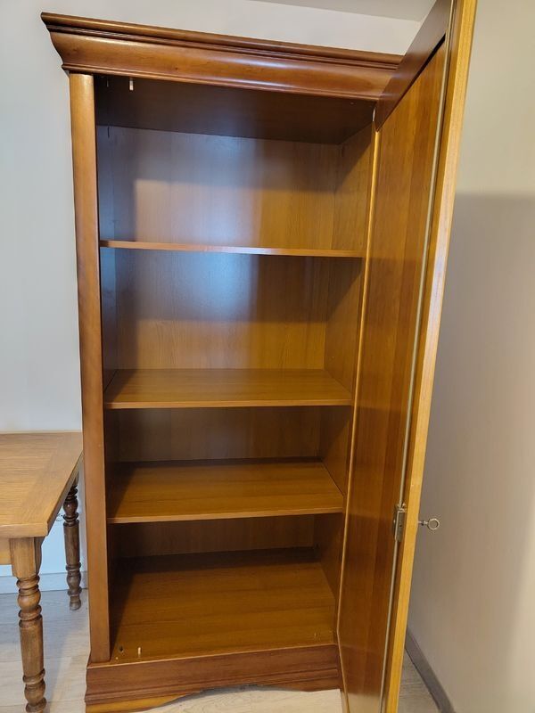 Classic wooden bonnetière – 205 cm – Good condition
