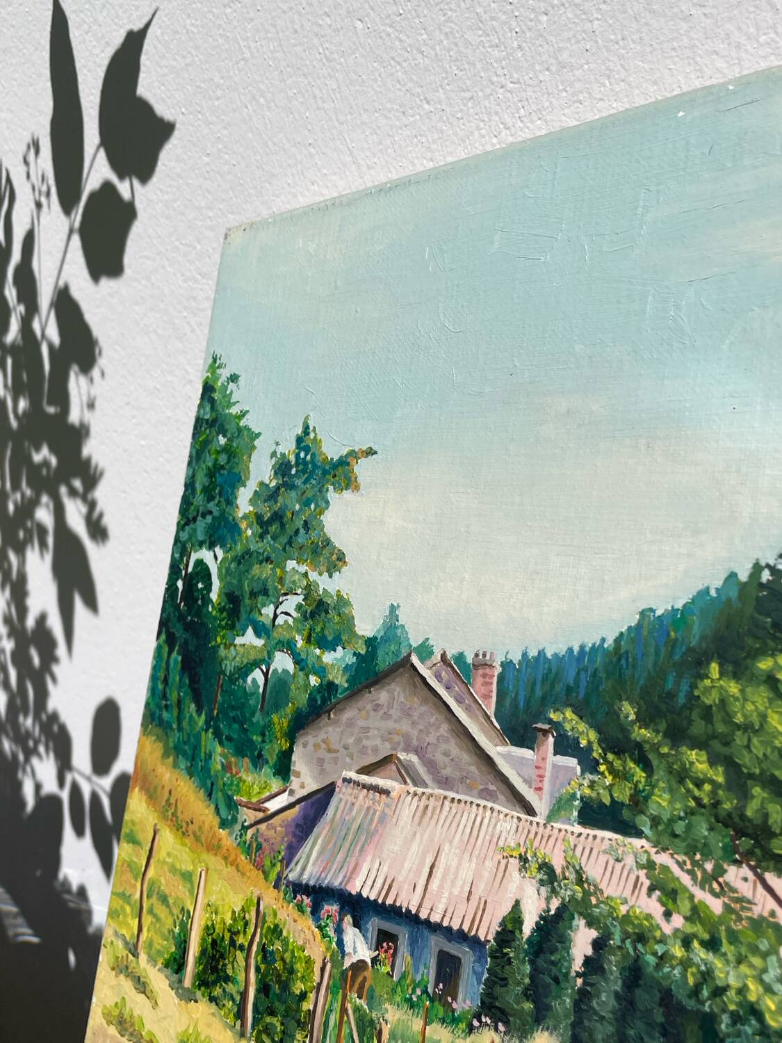 Landscape oil painting