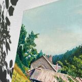 Landscape oil painting