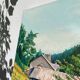 Landscape oil painting