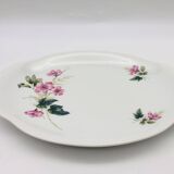Oval serving dish in Limoges porcelain, Chastagner