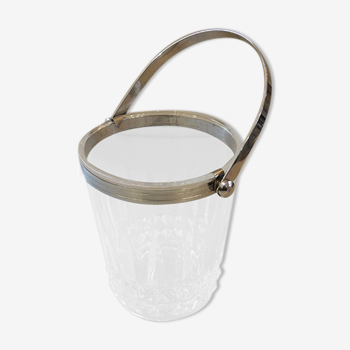 Former crystal and silver metal ice bucket