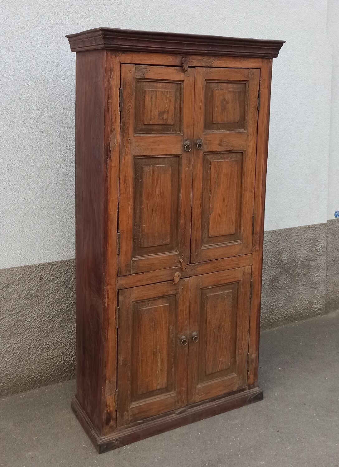 Old wooden wardrobe