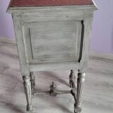 Louis XVI lacquered bedside table