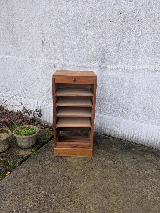 Filing cabinet, tambour door cabinet