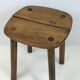 Wooden stool — Pierre Gautier-Delaye, France, 1960s