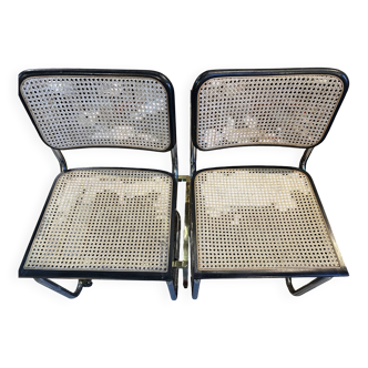 Paire de chaises Cesca B32 Marcel Breuer