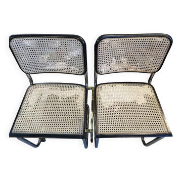Paire de chaises Cesca B32 Marcel Breuer