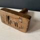 Old carved wooden butter stamp, cow, 19th century