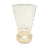 Vase en cristal gravé