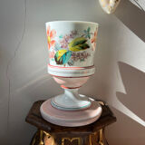 Vase opaline fleurs Napoléon lll