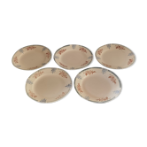 Lot d'assiettes semi creuses amandinoise St Amand vintage
