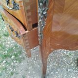 Commode ancienne style Louis XVI, plateau en marbre