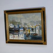 Huile sur Toile « Concarneau », signée S. Blaszczyk – 1991