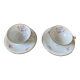 Lot 2 tasses à café et soucoupes - Zeh Scherzer - vintages, anciennes