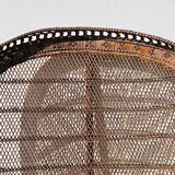 Fauteuil ' paon ' Emmanuelle XL. Vintage 70s