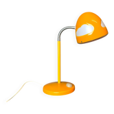 Gooseneck orange table lamp by Henrik Preutz