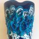 Vase Fat Lava Vallauris Ecume des Mers Height 25,5 cm