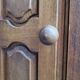 Small wardrobe with one door in solid oak - Guillerme and Chambron