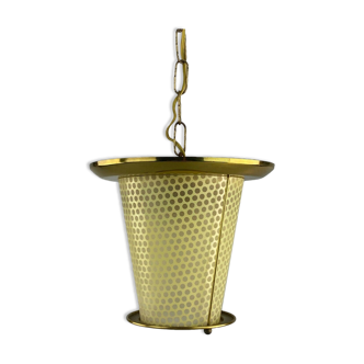 50s 60s lamp light ceiling lamp Mid Century brass design 50s 60s