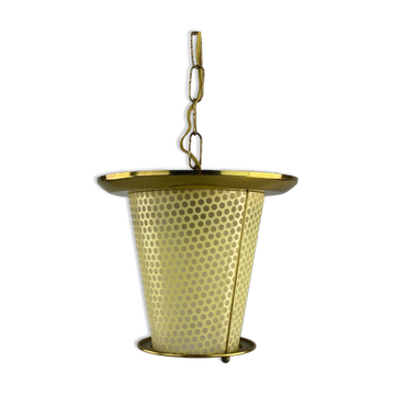 50s 60s lamp light ceiling lamp Mid Century brass design 50s 60s