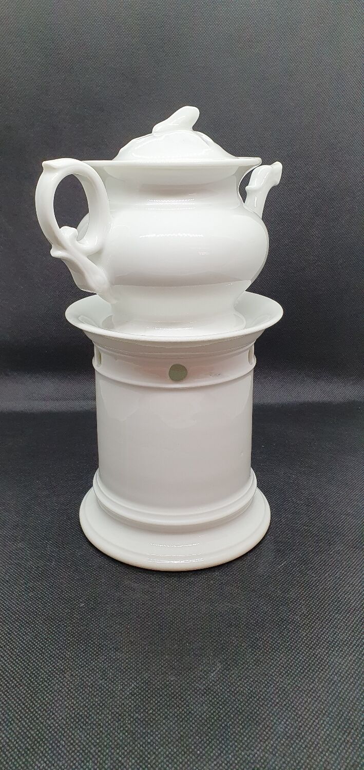 Porcelain herbal tea pot